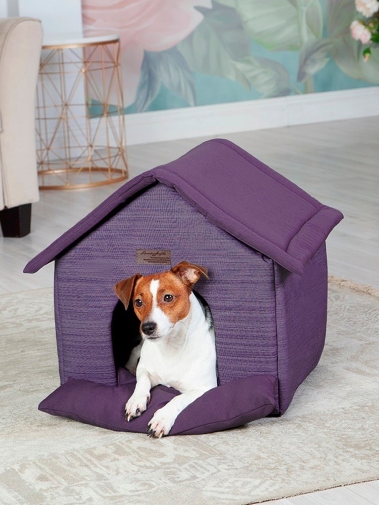 Домик лежанка для собак 2 в 1