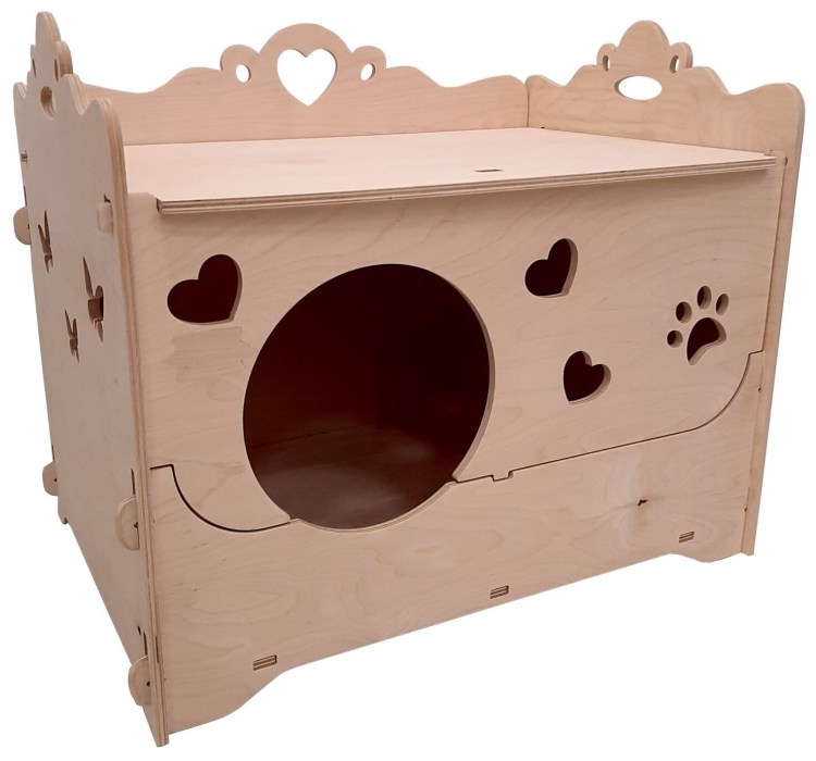 Домик для собаки из фанеры