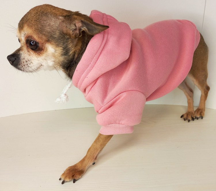 Вязаное платье для собачки