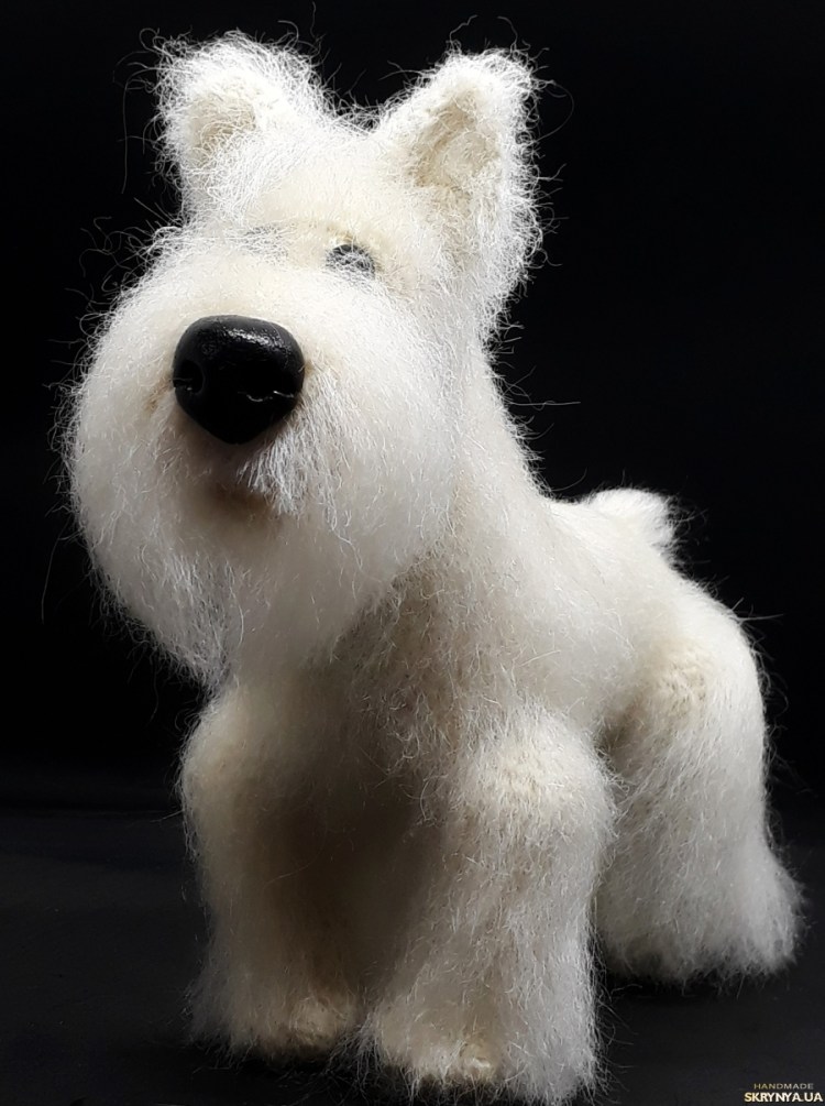 Ризер шнауцер белый