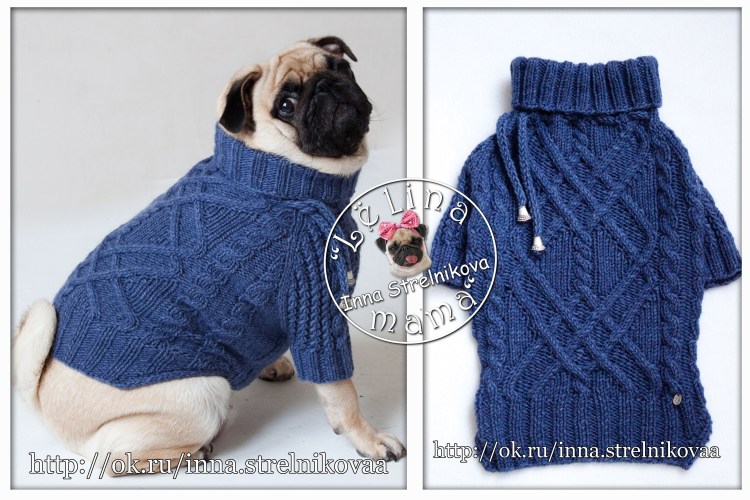 Вязаная одежда для собак
