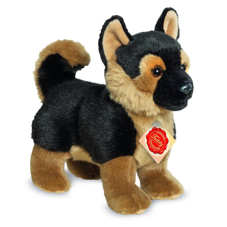 Плюшевая немецкая овчарка