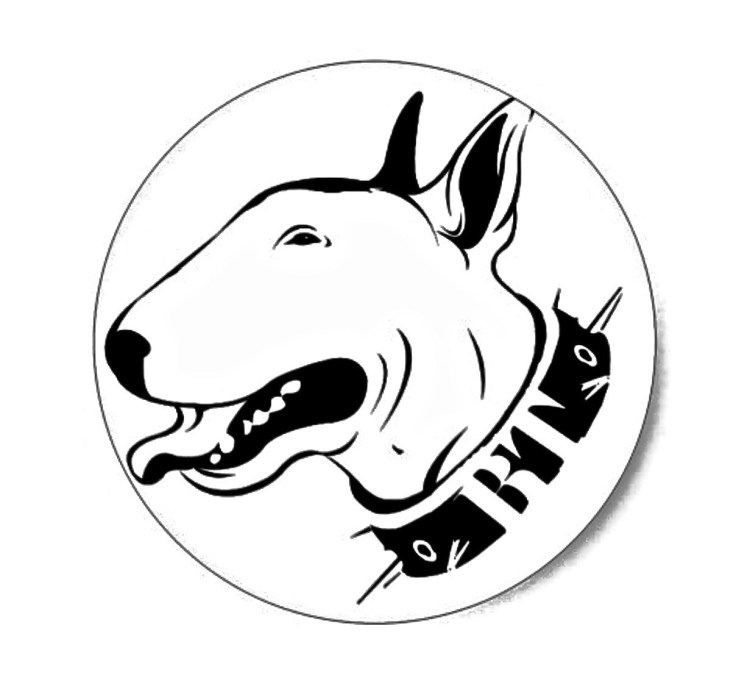 Тату бультерьер эскизы