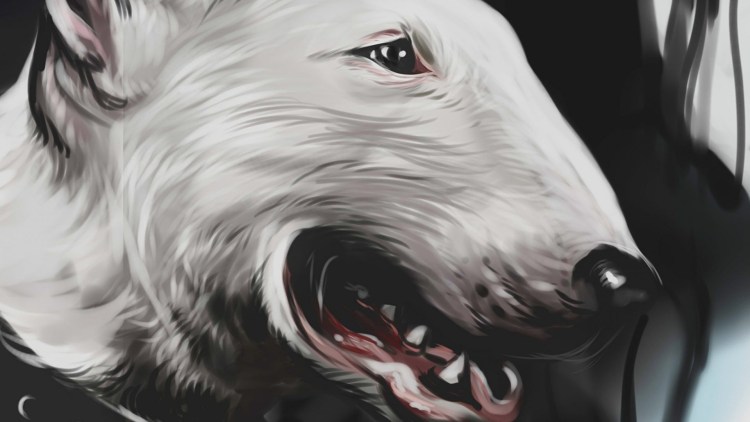 Бультерьер злой офник