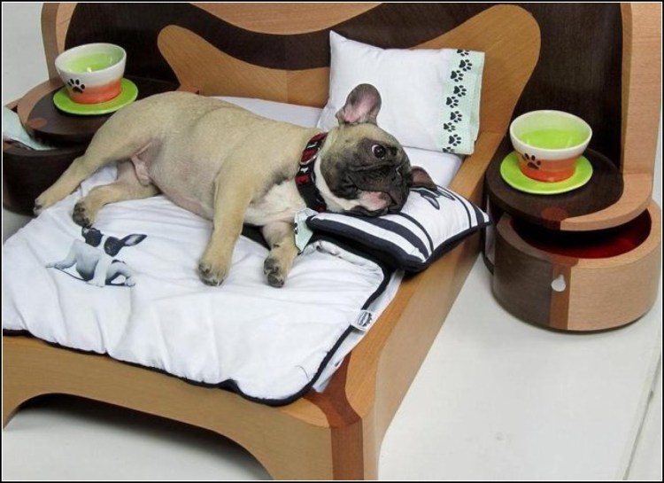 Домик для французского бульдога