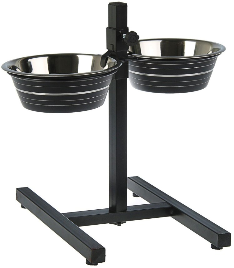 Данко подставка с метал. Мисками 2* 0,75л
