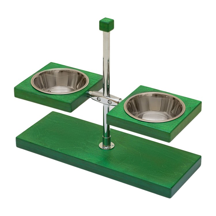 Подставка для кормления животных НЭКА-Lite с регулировкой 2*480мл белый