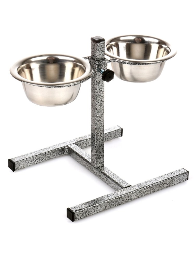 Подставка д/собак с мисками 0,7л нерж.сталь Каскад 30400003
