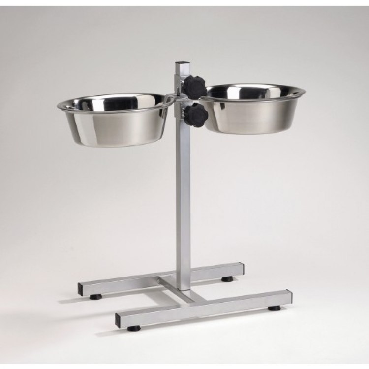 Подставка д/собак с мисками 1,50л нерж. Сталь Каскад 30400027