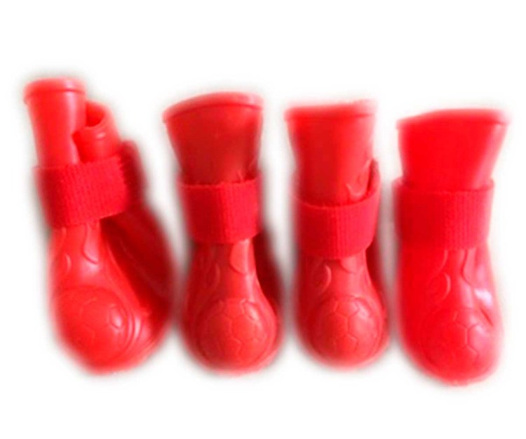 Вязаные ботинки для собак