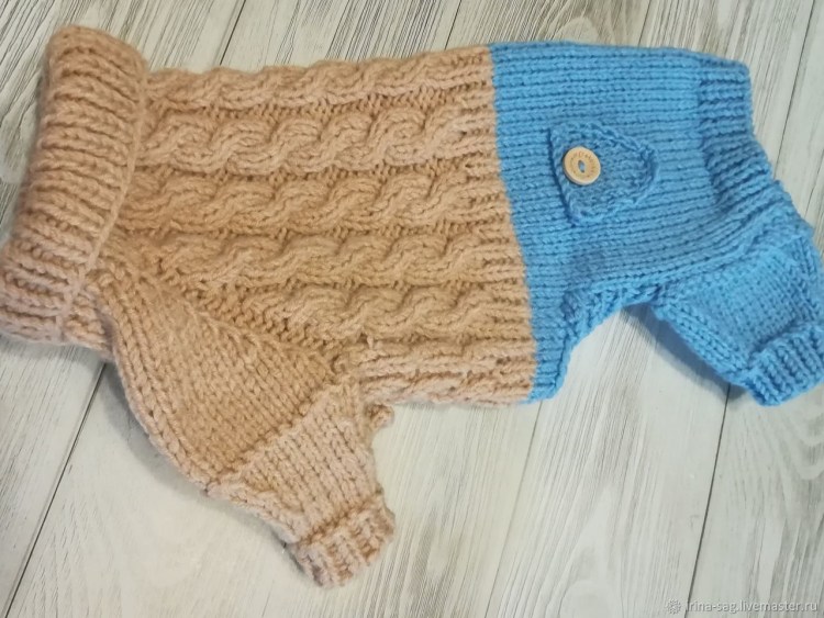 Вязанная одежда для балонки