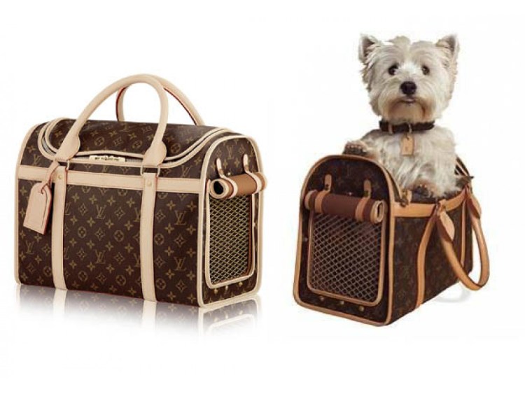 Переноска для собак Луи Виттон