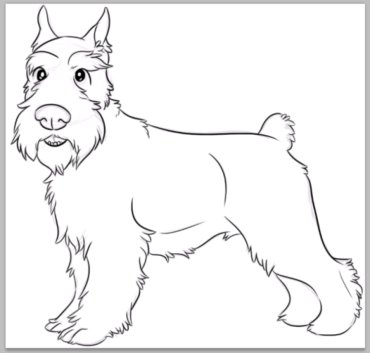 Стикеры шнауцер