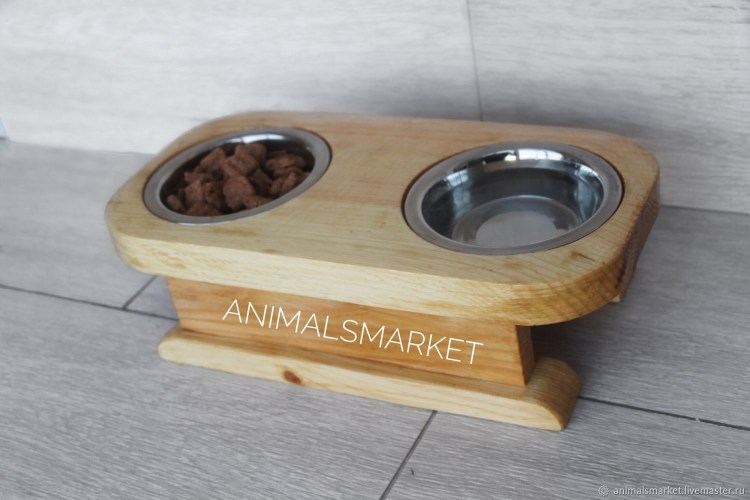 Подставка для мисок для кошек своими руками