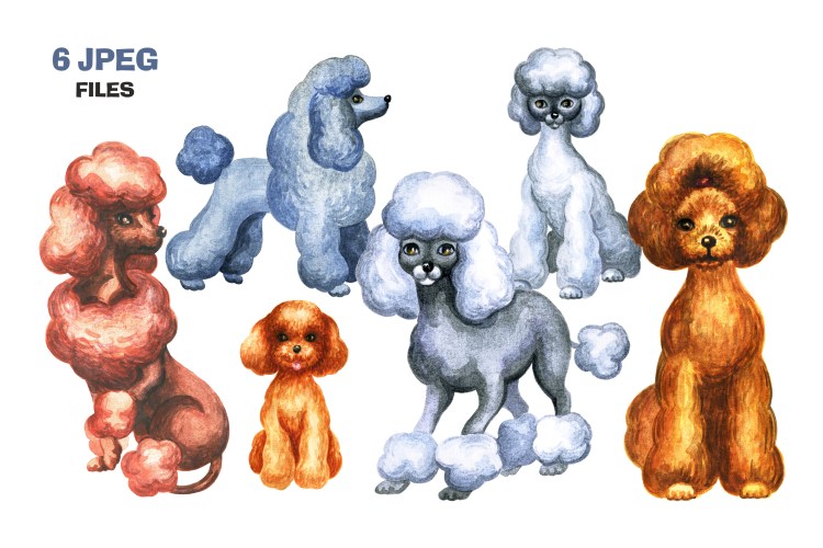 Мультяшные Пудели