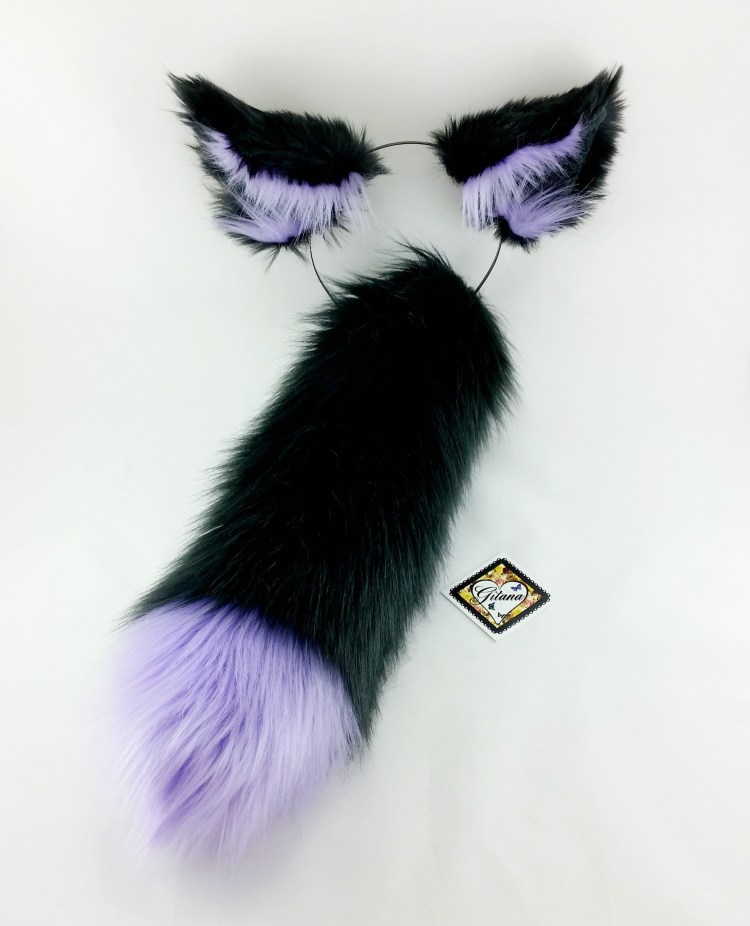 Кошачьи ушки меховые