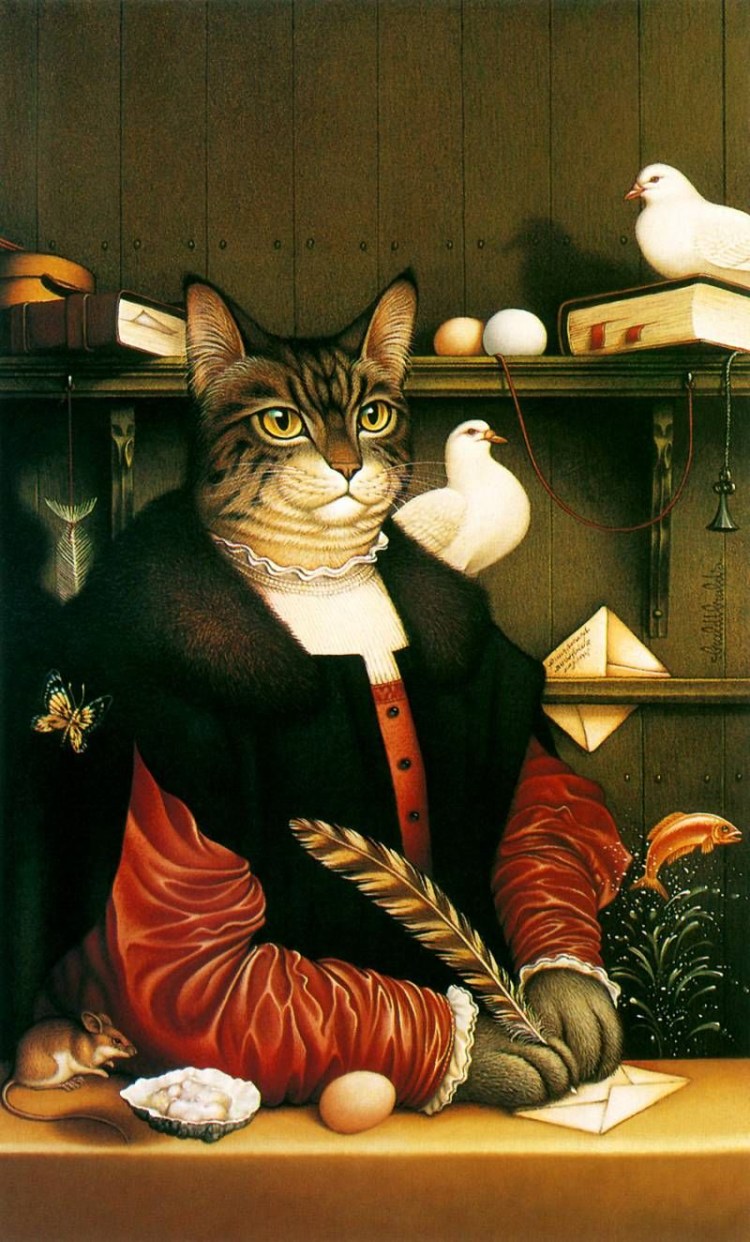 Кот писатель