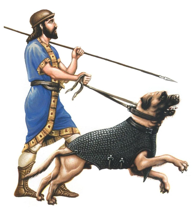 Гладиатор со львом арт