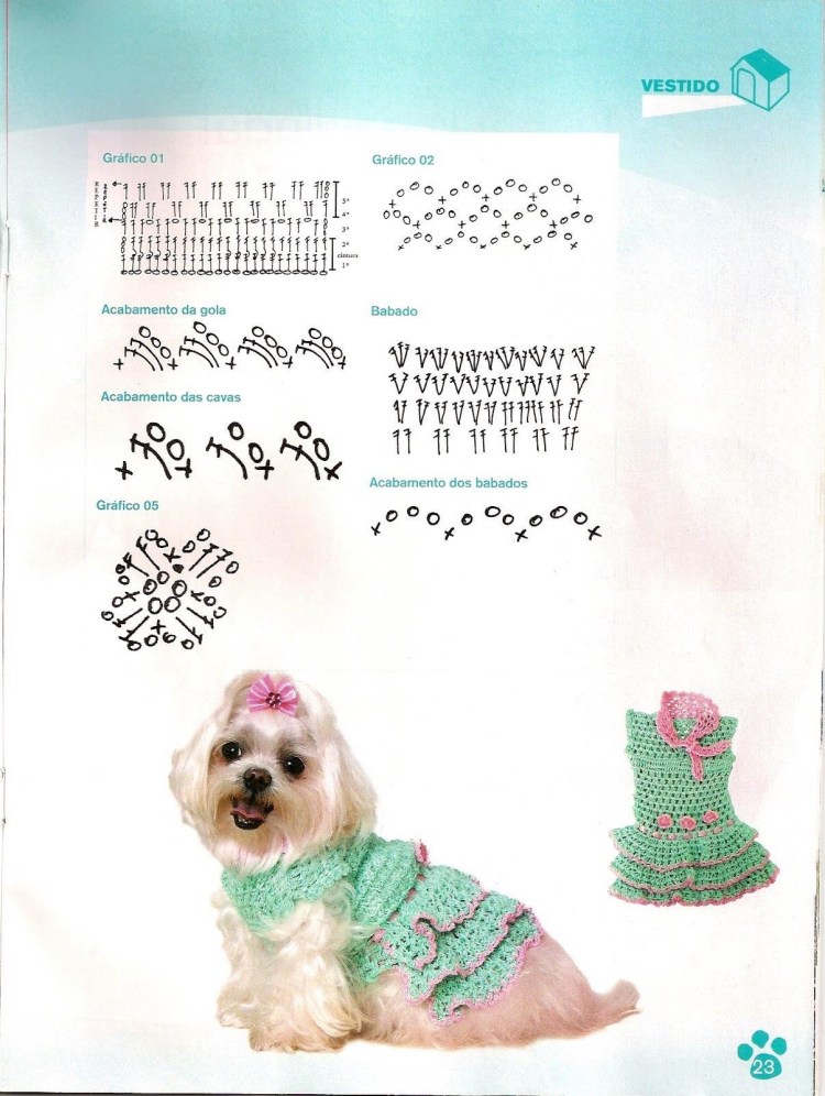 Вязаная одежда для собак