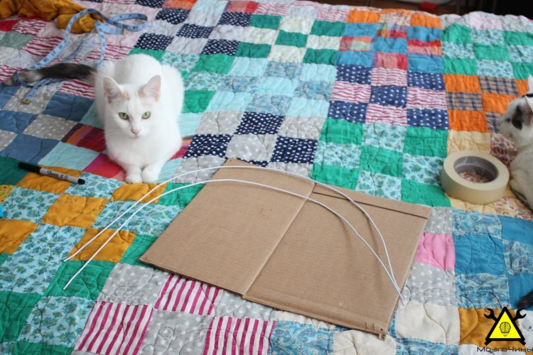 Домик для кота из майки