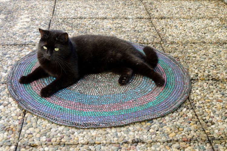 Детский коврик вязаный крючком