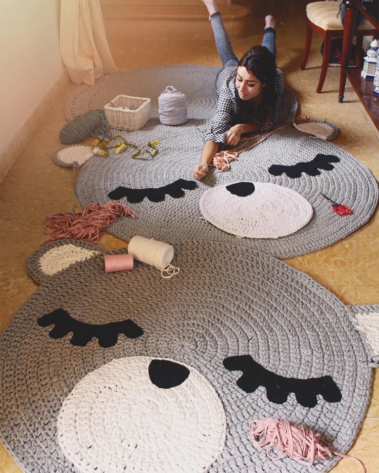 Вязаный домик для кошки