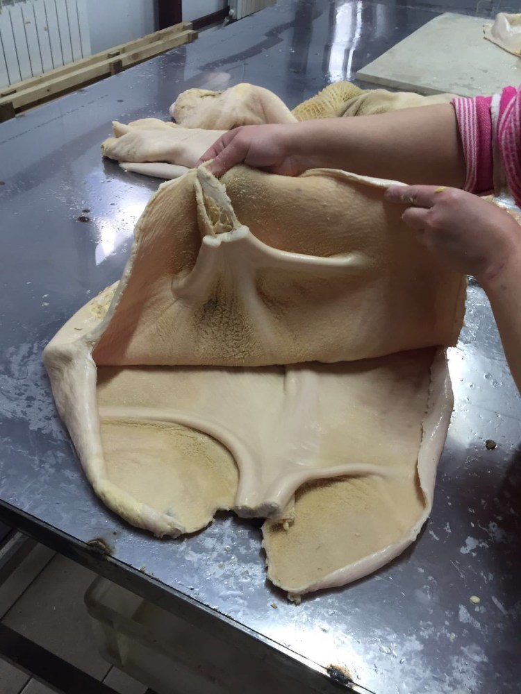 Рубец очищенный рубленный