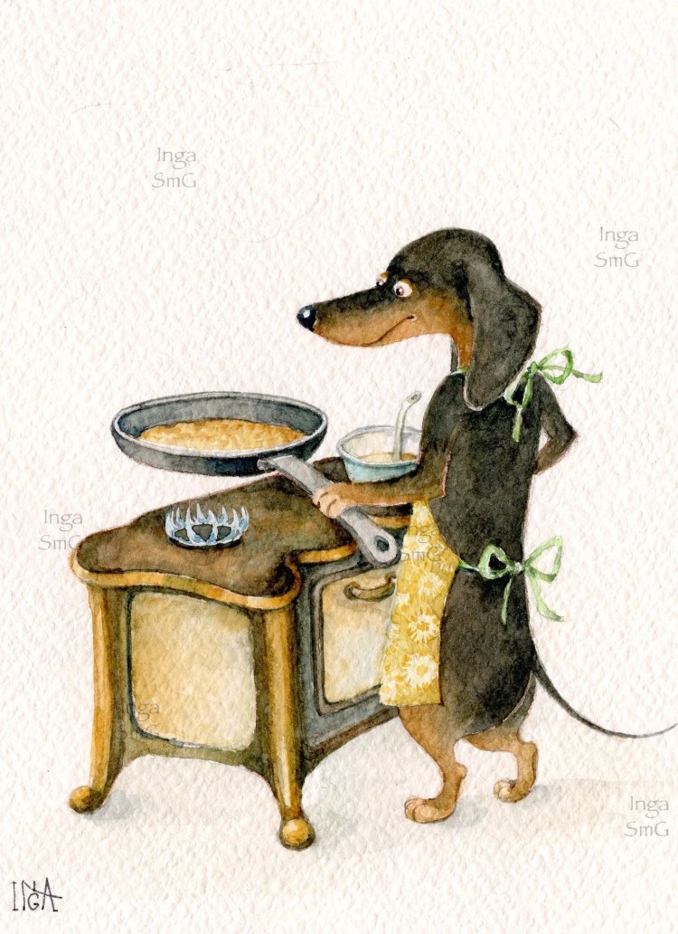 Таксы рисунки Инга Измайлова