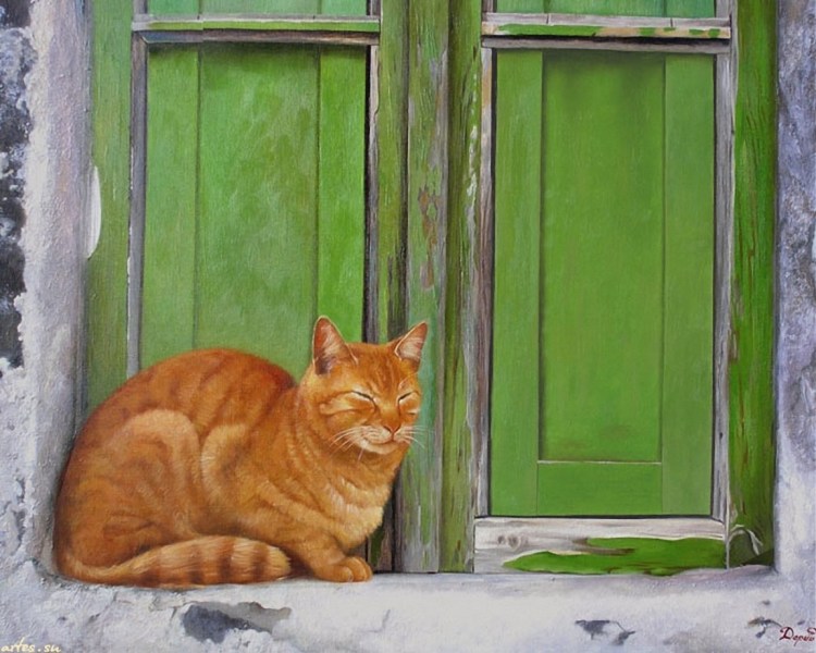 Татьяна Дерий картины коты