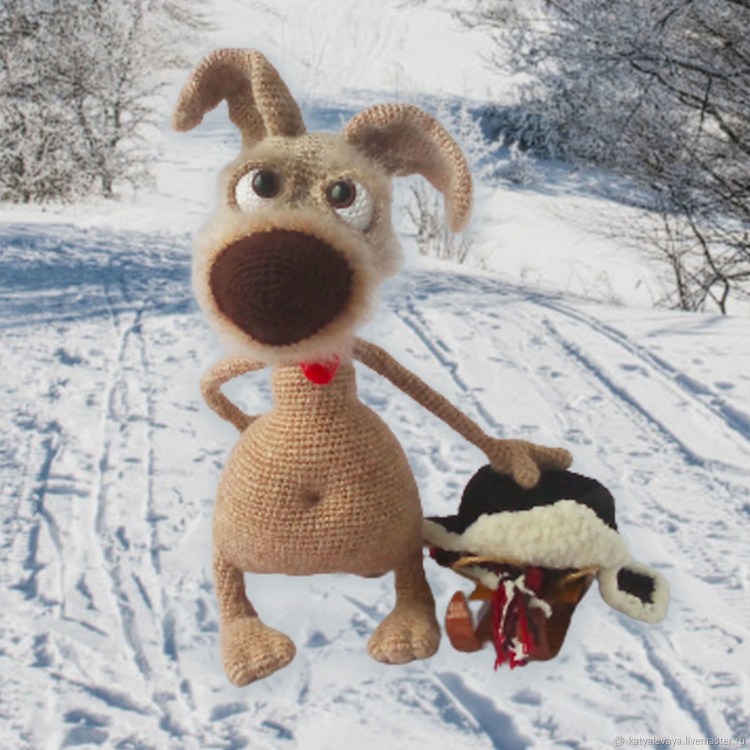 Мягкая игрушка Maxitoys пёс Барбос с фотоаппаратом 28 см