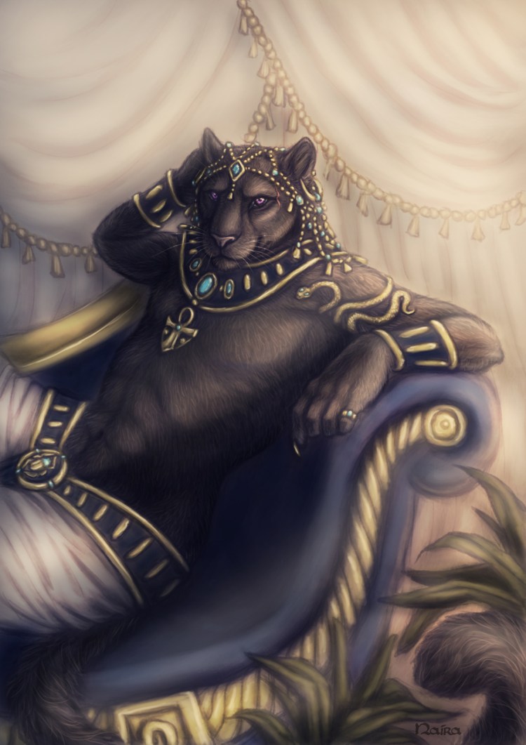 Бастет богиня Египта аниме