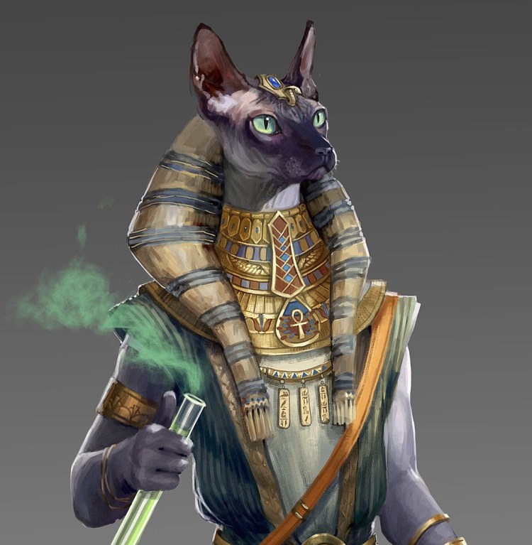 Богиня Бастет аниме