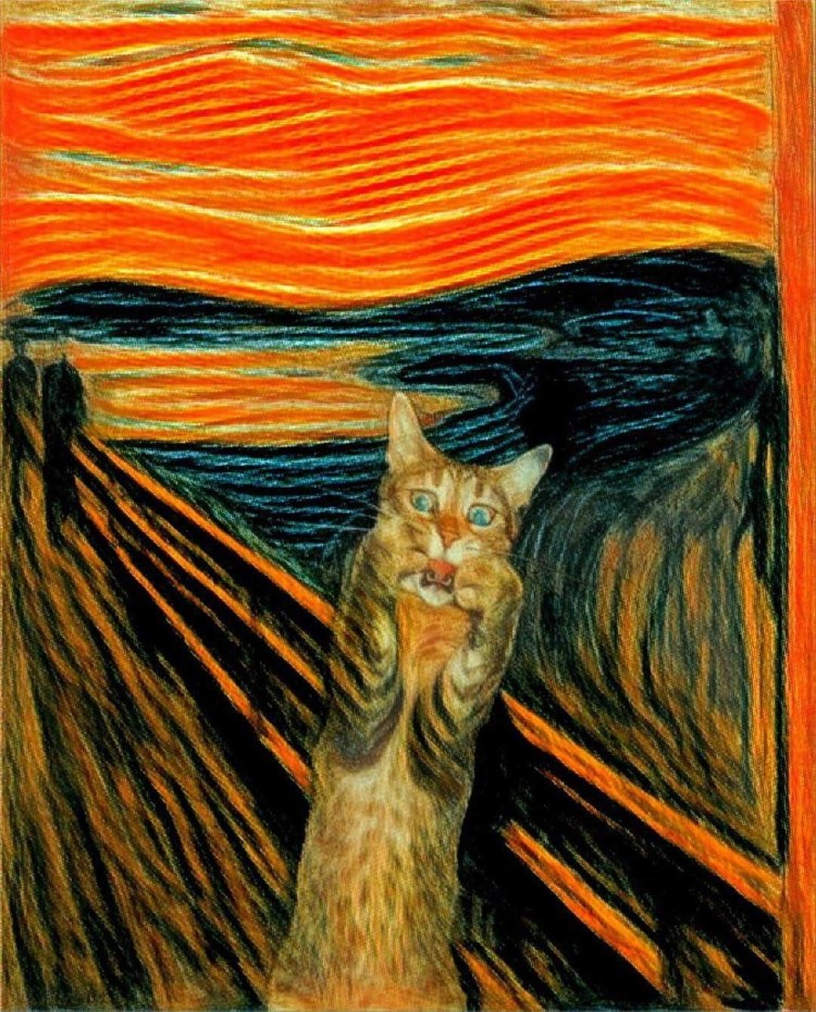 Рыжие коты коллаж