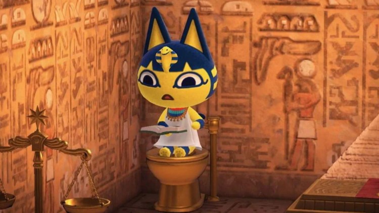 Zone Ankha оригинал желтая Египетская кошка