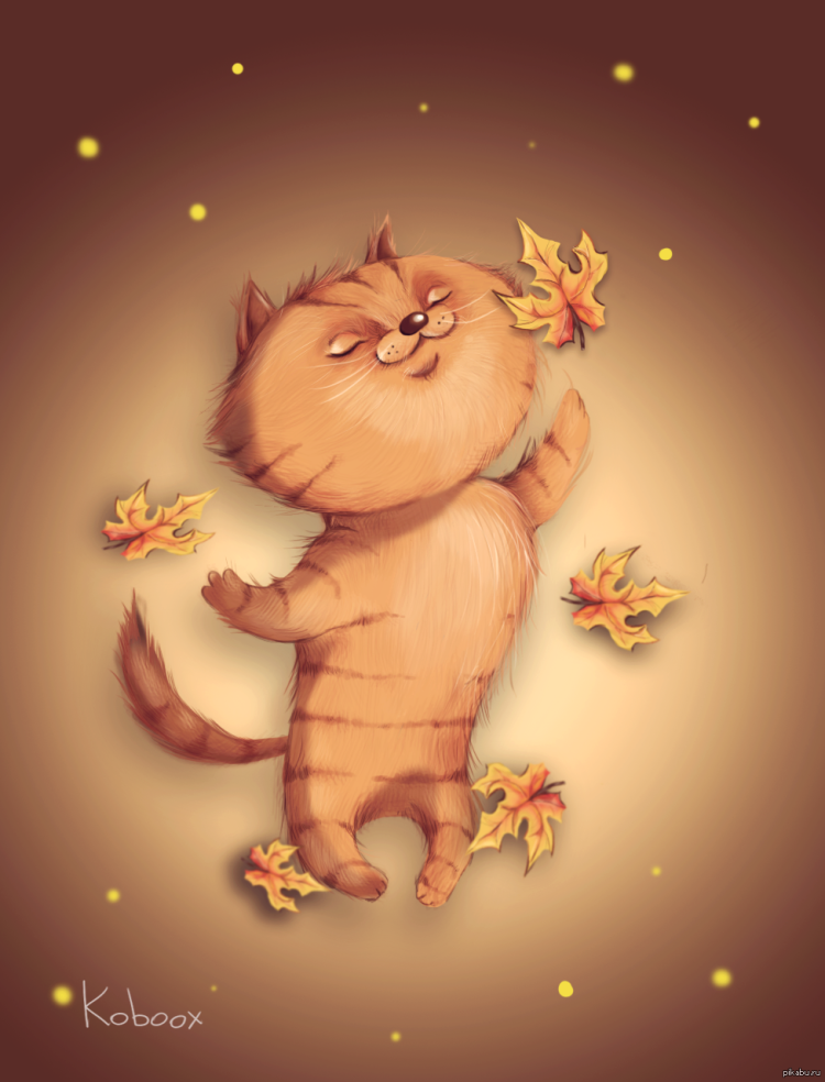 Рыжий кот на подоконнике