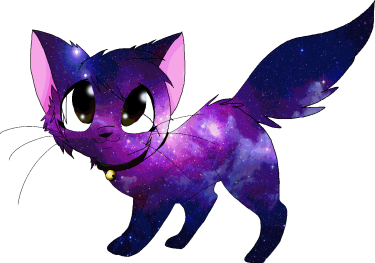 Фиолетовая кошка