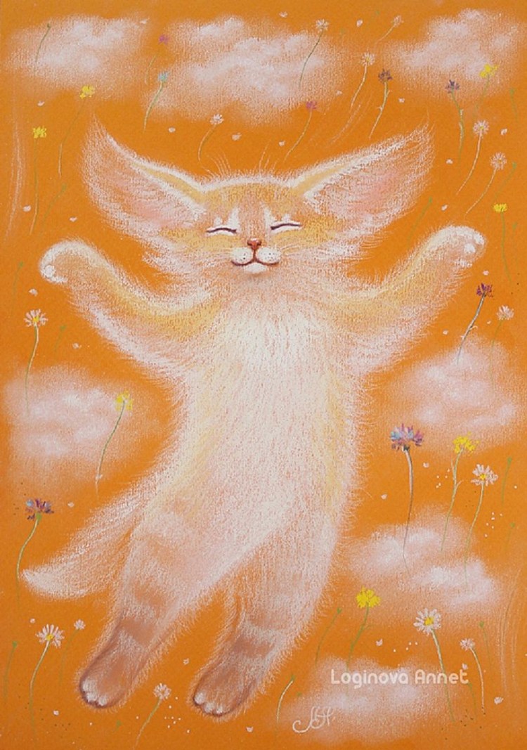 Charles Wysocki и его кошки