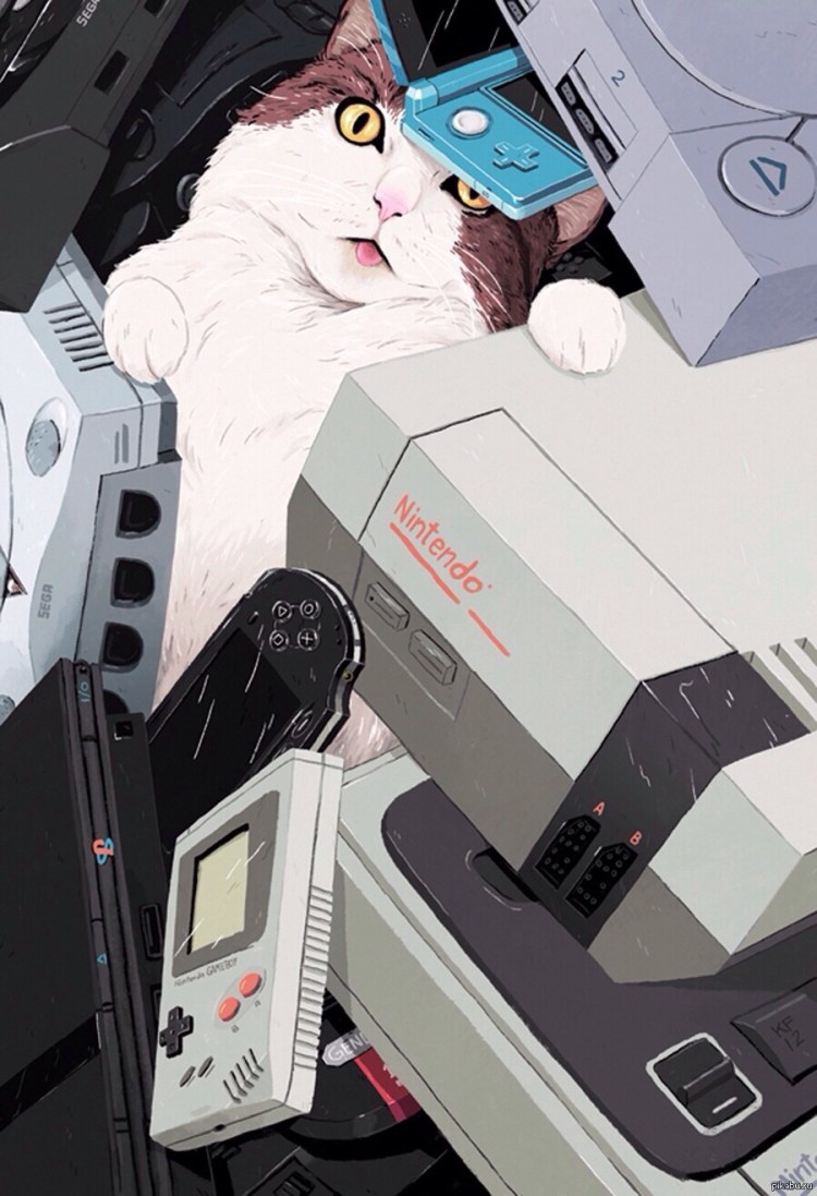 Грустный кот Игроман