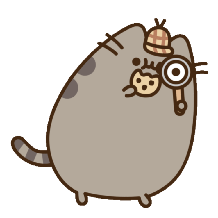 Пухлый кот мультяшный