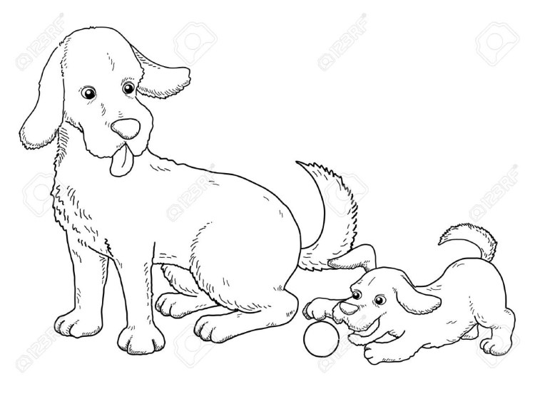 Собачка улыбается мультяшное