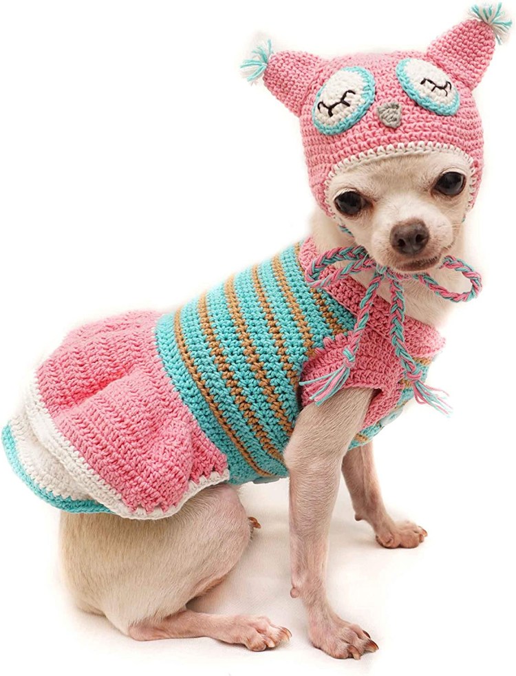 Одежда для собак крючком