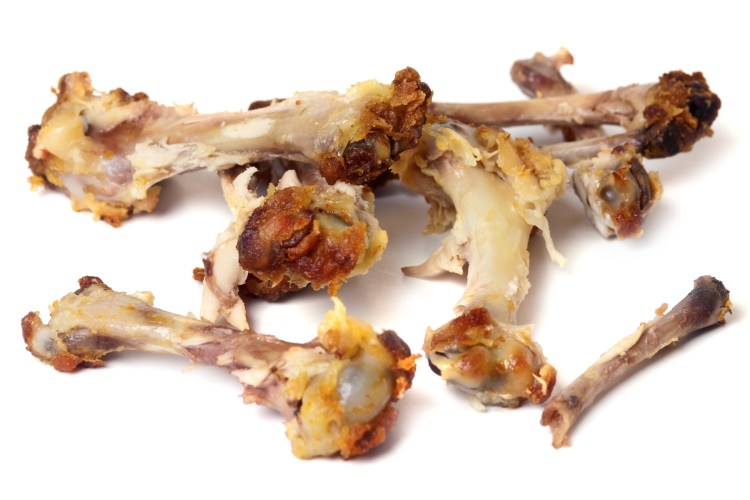 Трубчатые куриные кости