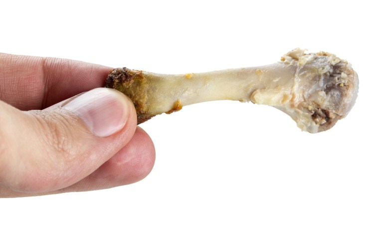 Кости хребтовые свиные