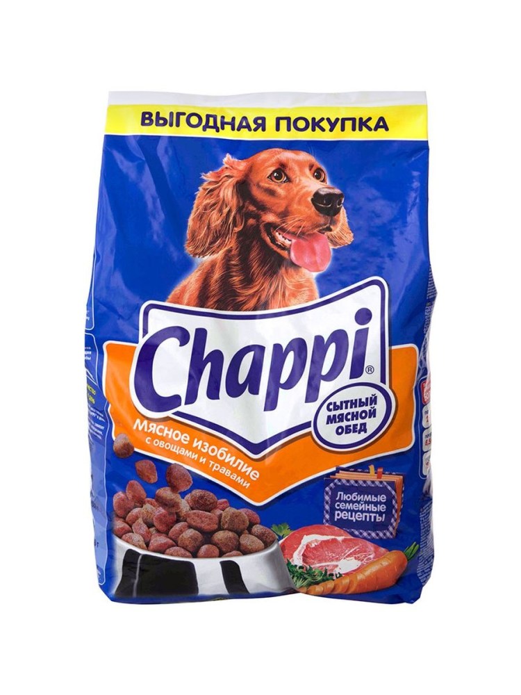 Сухой корм д/собак Чаппи говядина 600г