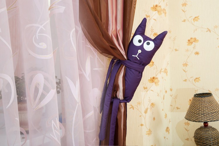 Держатели для штор из ткани