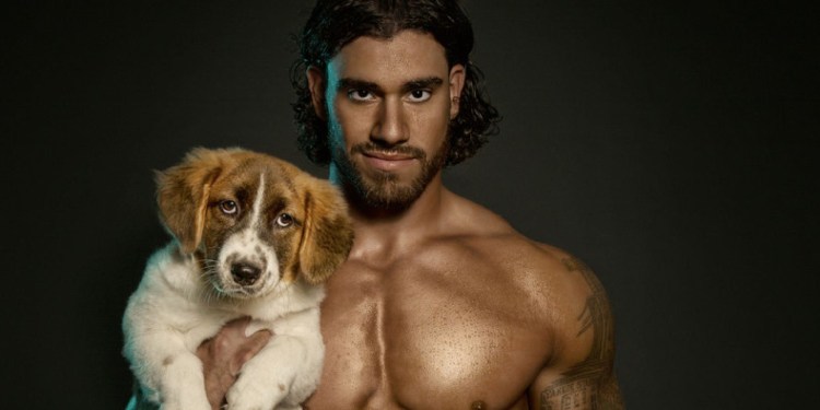 Брутальные мужчины с животными