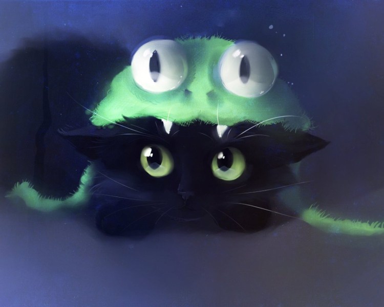 Девушка с кошачьими глазами