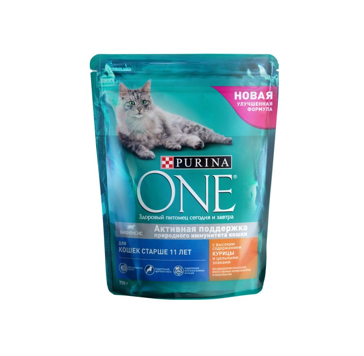 750гр корм Purina one Indoor для домашних кошек Indoor с индейкой сухой