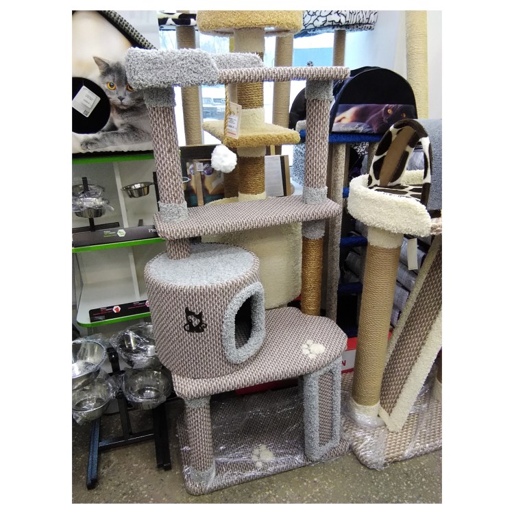 Самодельный комплекс для кошек