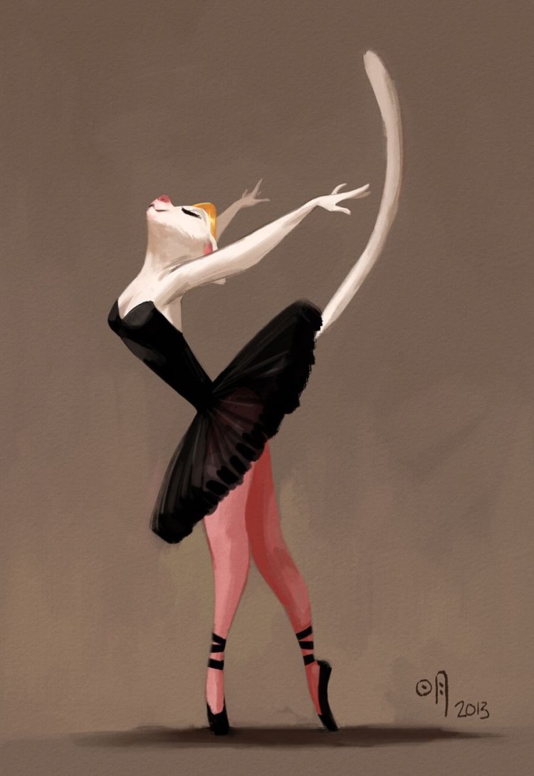 Кошечка балерина